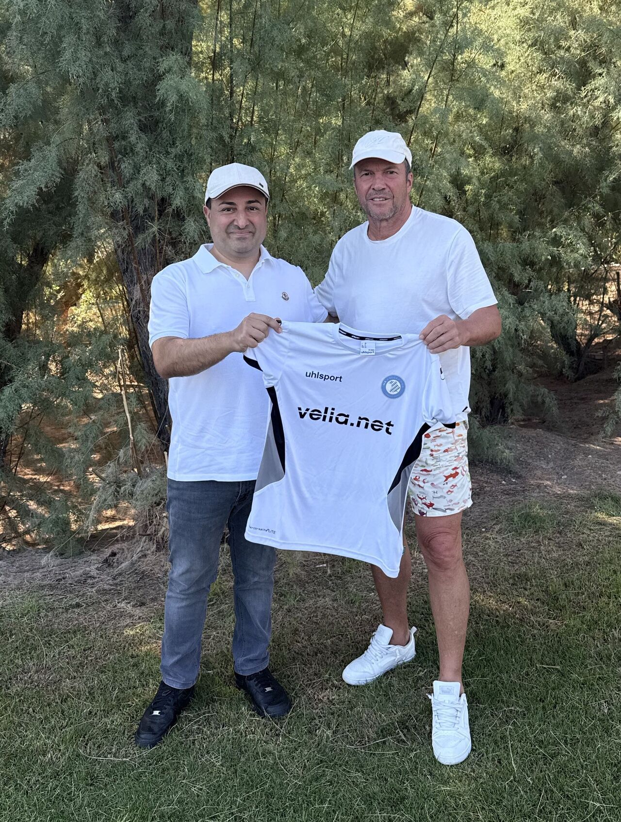 Our CEO Arek Akilli with Lothar Matthäus