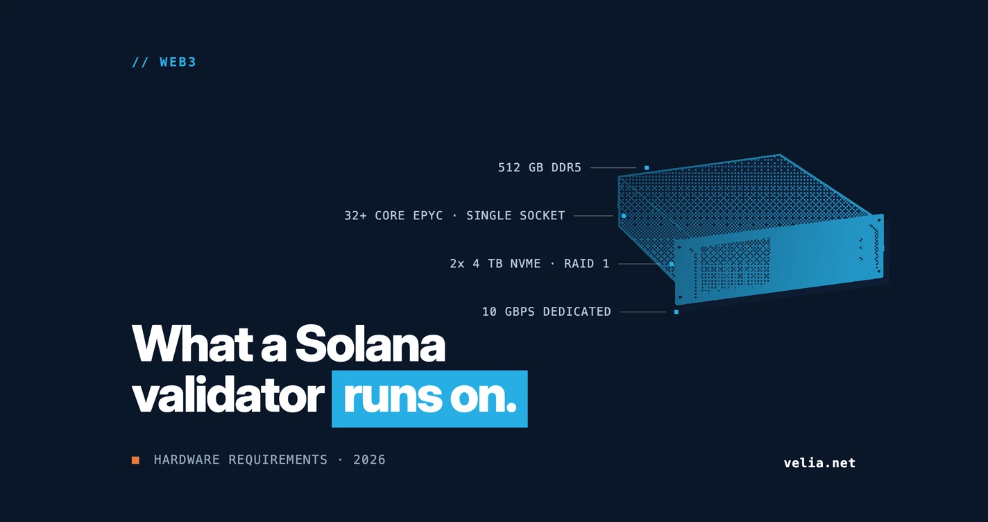 What Server Do You Need to Run a Solana Validator in 2026