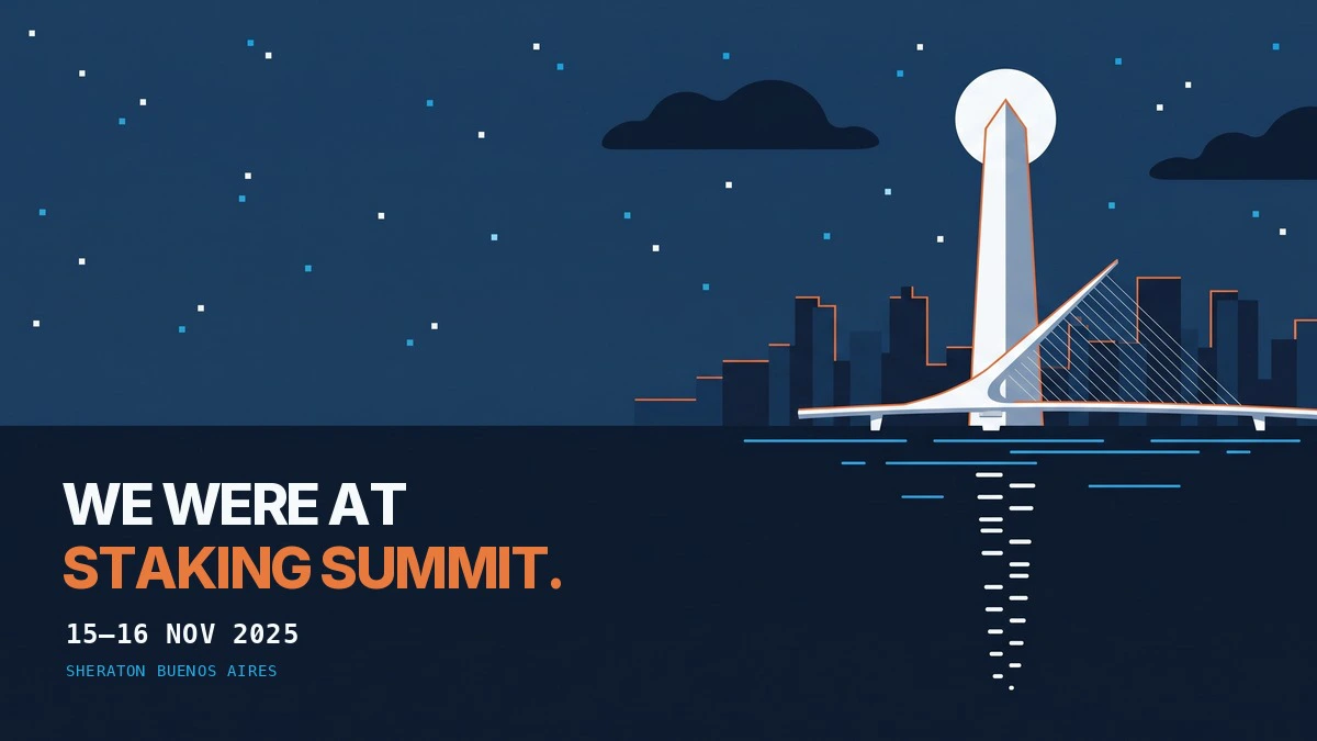 Staking Summit Buenos Aires 2025: Validators on Bare Metal